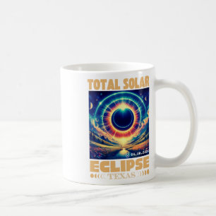 Taza De Café Eclipse solar total de Texas 8 de abril de 2024 So