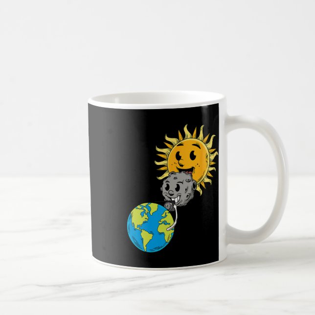 Taza De Café Eclipse solar total Lover (Derecha)