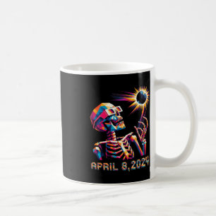 Taza De Café Eclipse total de poly 8 de abril de 2024 Esqueleto