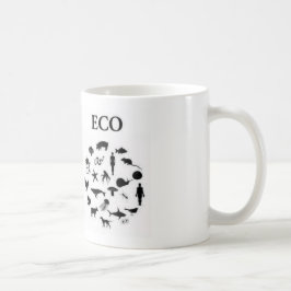 Taza De Café Eco contra ego