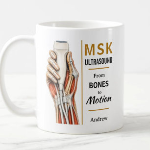 Taza De Café Ecografía MSK Regalo de Sonografía Musculoesquel
