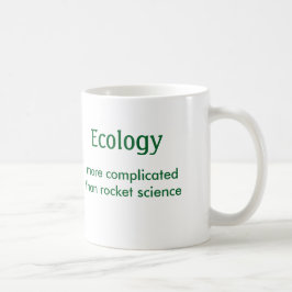 Taza De Café Ecología, complicada que la ingeniería espacial -