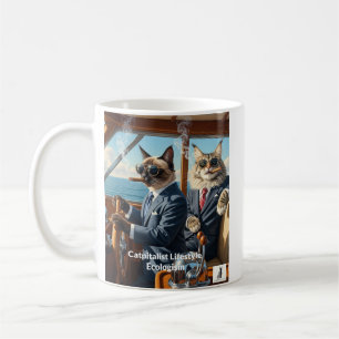 Taza De Café Ecologismo capitalista: Porque los yates ecológico