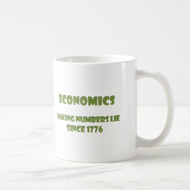 Taza De Café Economía: haciendo números mienta desde 1776 (Derecha)
