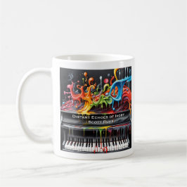 Taza De Café Ecos Distantes De Arte De Cubierta De Marfil