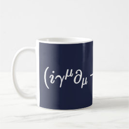 Taza De Café Ecuación Dirac Ciencia Ecuaciones Matemáticas Mug