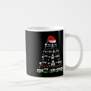 Taza De Café Ecuación matemática Feliz X-mas Gracioso Profesor 