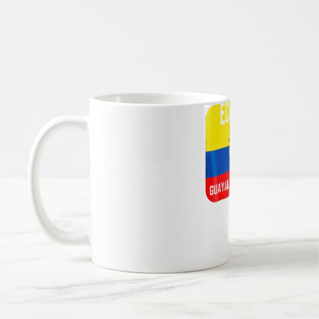 Taza De Café Ecuador Quayaquil Misión Mormon LDS Oeste (Izquierda)
