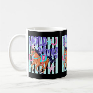 Taza De Café Ed Retro Aguarde Ed Amante de los Caballos