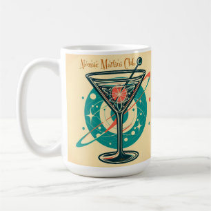 Taza De Café Edad Espacial del Club Atómico Martini