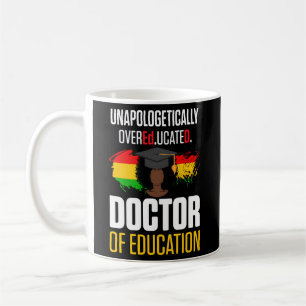 Taza De Café Edd Médica De Educación Doctora Graduada