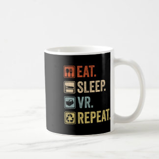 Taza De Café Eder Sleep Vr Repetir Jugamiento de Vintage Virtua
