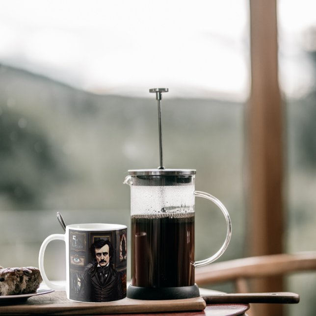 Taza De Café Edgar Allan Poe (Subido por el creador)