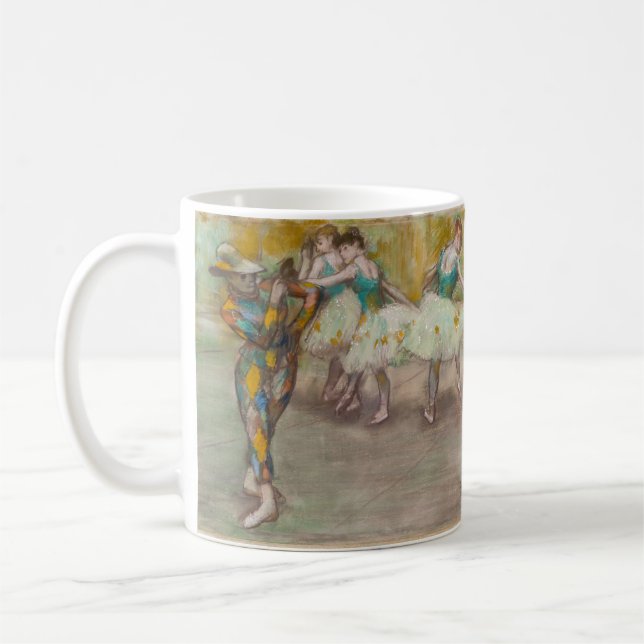 Taza De Café Edgar Degas - Danza Harlequin (Izquierda)