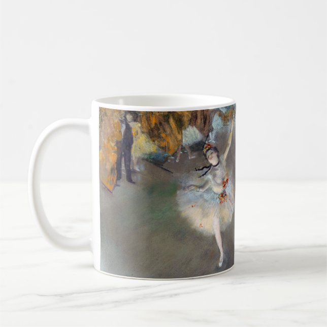 Taza De Café Edgar Degas - La estrella / bailarina en el escena (Izquierda)