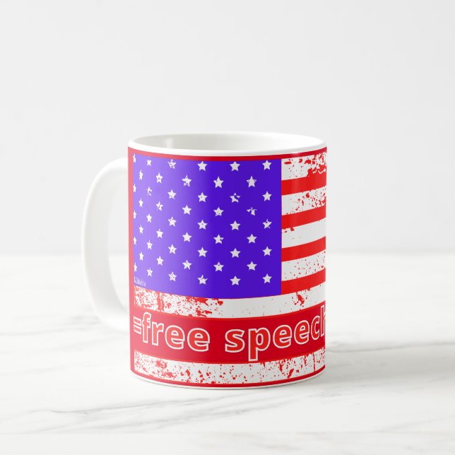Taza De Café edición de bandera estadounidense del EJÉRCITO DE  (Anverso izquierdo)