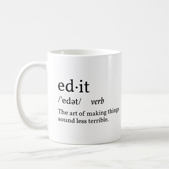 Taza De Café Edición de definición divertida (Izquierda)