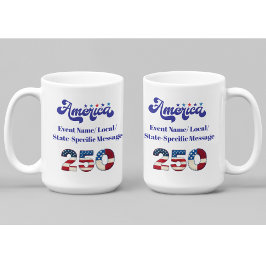 Taza De Café Edición especial América 250 Aniversario