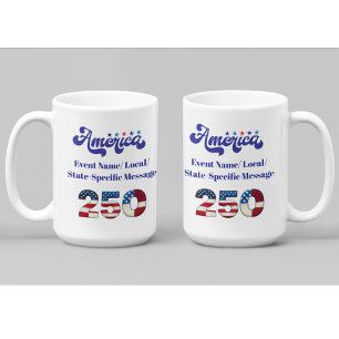 Taza De Café Edición especial América 250 Aniversario