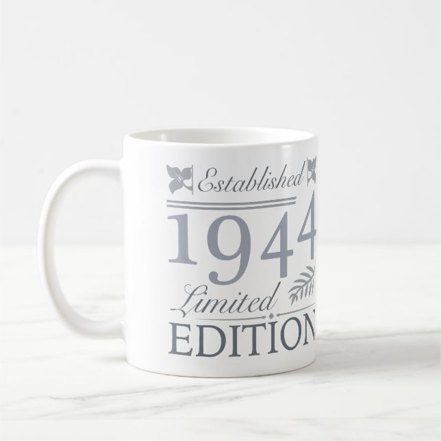 Taza De Café Edición Limitada 1944 80 años de edad (Izquierda)