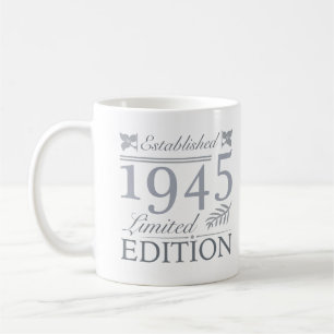 Taza De Café Edición Limitada 1945 80º cumpleaños