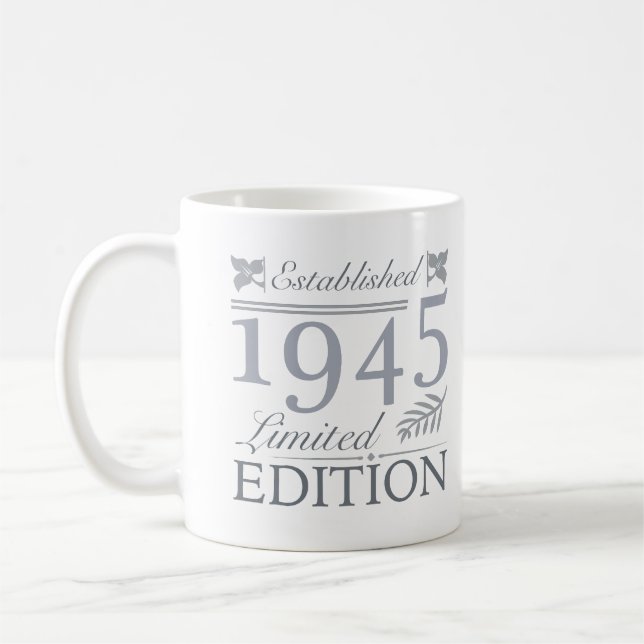 Taza De Café Edición Limitada 1945 80º cumpleaños (Izquierda)