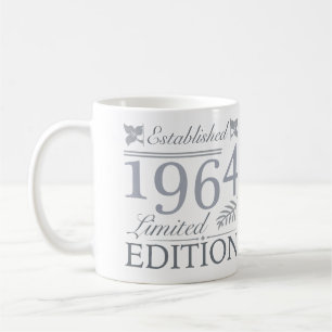Taza De Café Edición Limitada 1964 60 años de edad