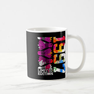 Taza De Café Edición Limitada Bádminton Cumpleaños 28 1997