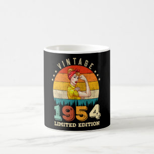 Taza De Café Edición Limitada Cumpleaños Reina Femenina Vintage