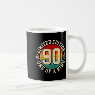Taza De Café edición limitada de 90 años de antigüedad 1936 90º