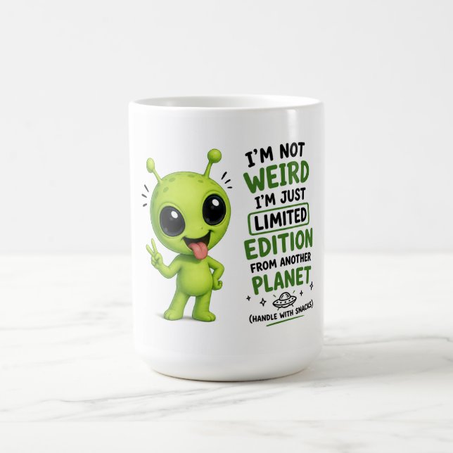 Taza De Café Edición Limitada Diseño Alien (Centro)