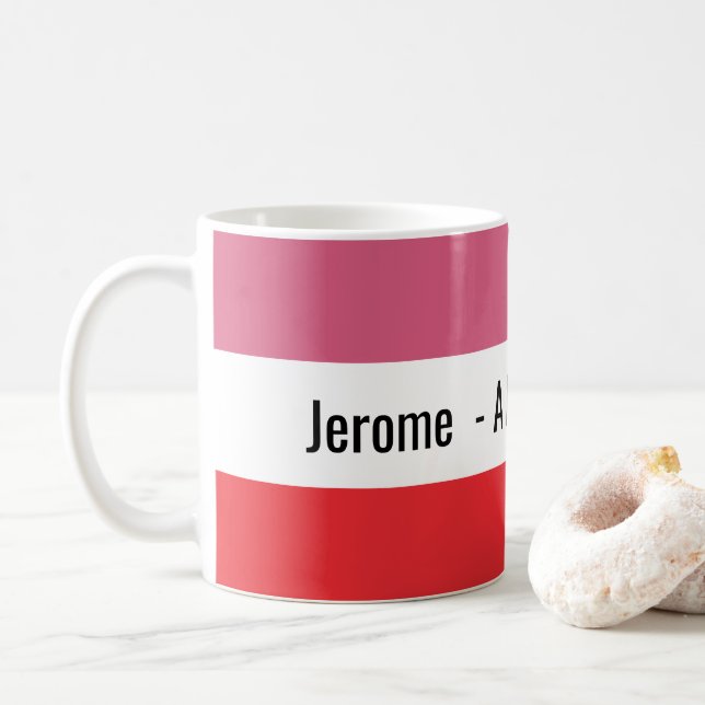Taza De Café Edición Limitada Dos Tonos Personalizados (Con donut)