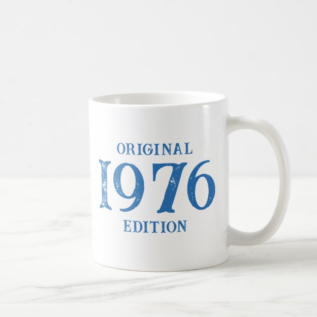Taza De Café Edición Original 1976 en azul océano (Derecha)