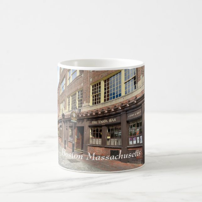 Taza De Café Edificio antiguo en Boston Massachusetts (Centro)
