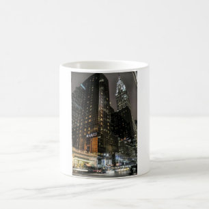 Taza De Café Edificio Chrysler de la ciudad de Nueva York en el