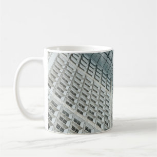 Taza De Café Edificio comercial de altura blanca
