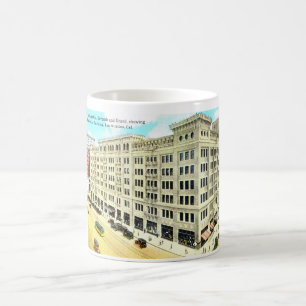 Taza De Café Edificio de Brockman, vintage 1916 de Los Ángeles
