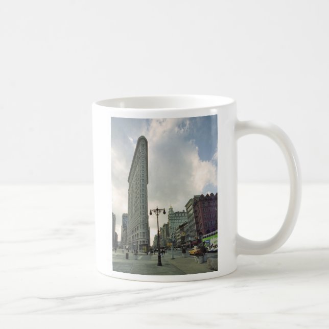 Taza De Café Edificio de Flatiron del parque cuadrado de (Derecha)