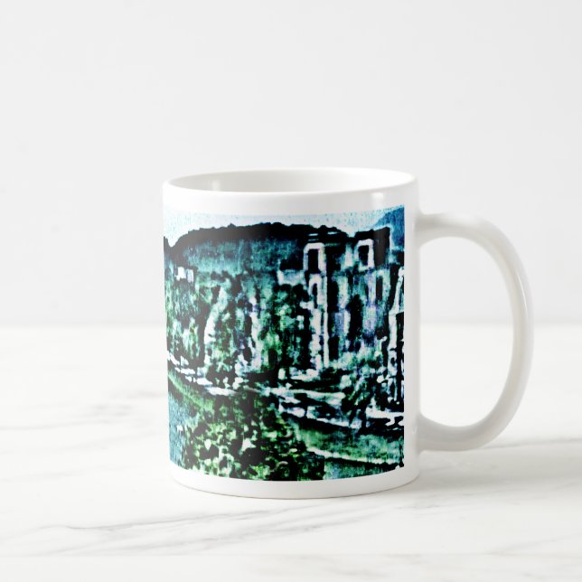Taza De Café Edificio de Inverness de Escocia jGibney El Museo  (Derecha)