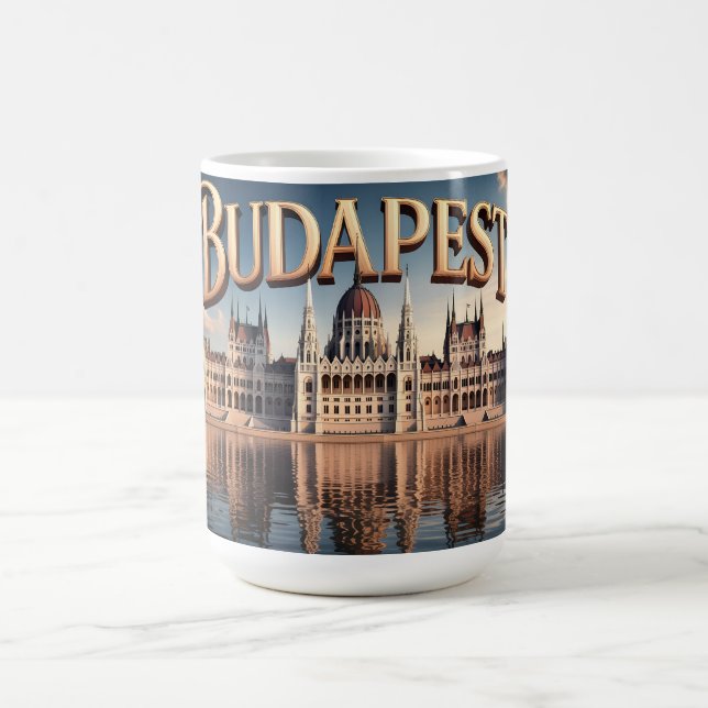 Taza De Café Edificio del Parlamento húngaro en Budapest (Centro)