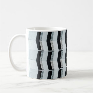 Taza De Café Edificio pintado de blanco
