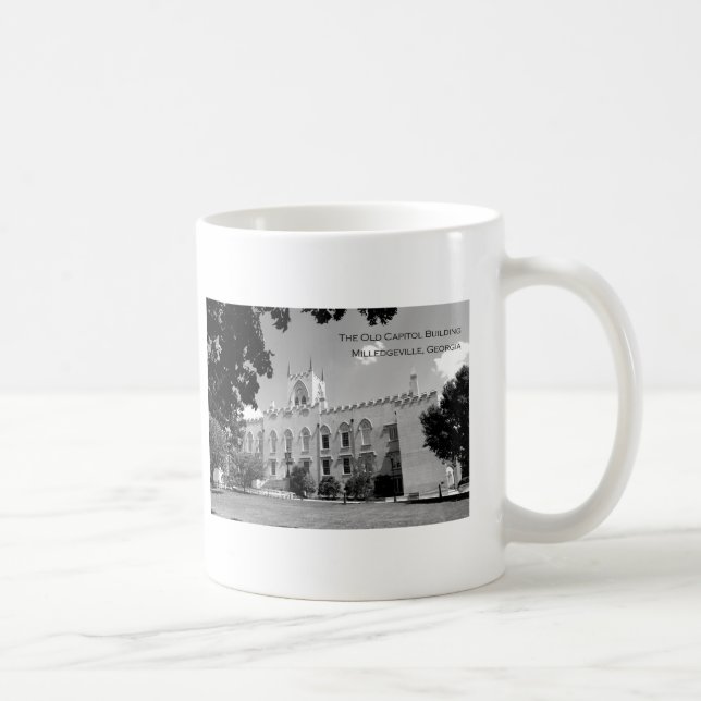 Taza De Café Edificio viejo del capitolio - Milledgeville, (Derecha)