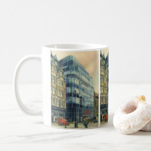 Taza De Café Edificio vintage del Daily Express en Fleet Street