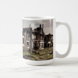 Taza De Café Edificios abandonados Post Apocalipsis