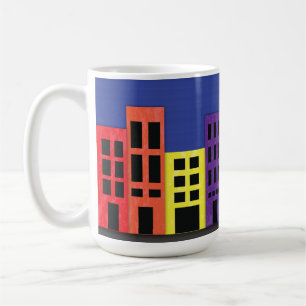 Taza De Café Edificios brillantes Café Mug
