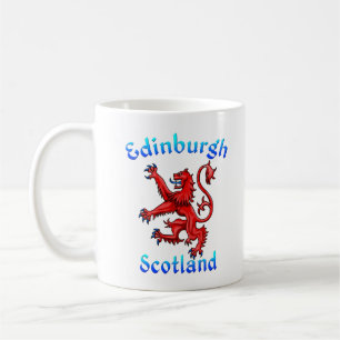 Taza De Café Edimburgo León de Escocia Rampant Bandera escocesa