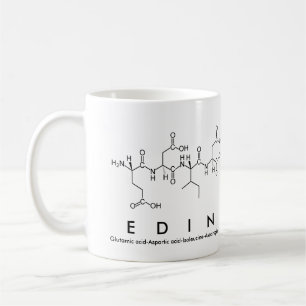 Taza De Café Edin peptide name mug