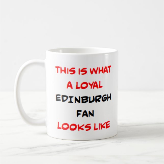 Taza De Café edinburgh fan, loyal (Izquierda)