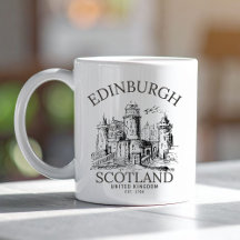Edinburgh Vintage | Scottish Castle Travel Souveni