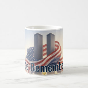 Taza de café editable con el mensaje 'Recordamos'